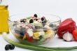 Multi-coloured vegetables for salad
