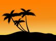 Sunset on the beach