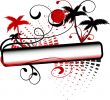 Abstract summer banner