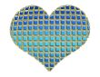 Blue Diamond Heart