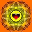 Heart with Spirals
