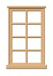 Wood Window Illustration