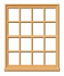 Wood Window Illustration
