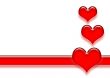 Heart and Stripe Background