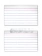 Index Cards