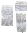 Ripped Wrinkled Note Paper with Tape