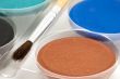 Set of water-colour macro