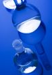 Blue chemistry vials