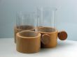 Three glasses in deliveries