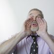 Old man Shouting