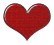 Cracked Textured Heart