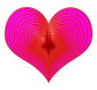 Red and Pink Heart