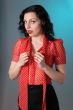 retro pin-up girl undressing