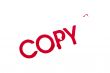 Copy: Rubber Stamp Print Isolated