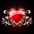 glossy red hearth