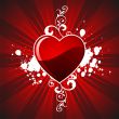 Valentine`s day hearth