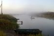 Foggy morning on the river