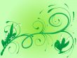 Abstract spring banner