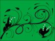 Abstract spring banner