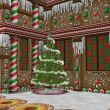 Background Gingerbread House