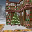 Background Gingerbread House