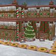 Background Gingerbread House