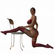 Sexy Girl on the chair
