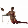 Sexy Girl on the chair