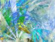 Abstract Colorful Jungle Design Against White Background