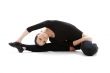 fitness in black leotard 3