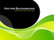 abstarct vector background with white wave