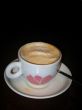 Cappuccino Against Black