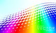 abstract vector background with rainbow