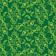 floral green tile