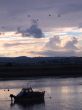 Boat at Sunset on South Devon River