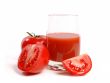 Juicy tomatoes and tomato juice