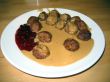 Plate of Swedish Meatballs