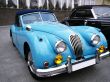 blue cabriolet