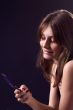 lady with mobile phone