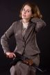 businesswoman with submachine gun