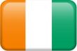 Cote D`Ivoire Flag Button