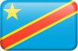 Democratic Republic of the Congo Flag Button