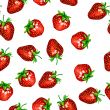 Pattern with a strawberry