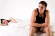 Worried man relation problems