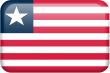 Liberia Flag Button