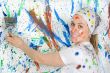 Woman painting