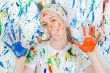 Woman painting