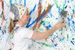 Woman painting