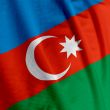 Azerbaijani Flag Closeup