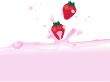 Strawberry milch coctail